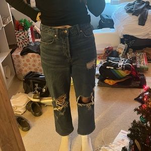 Wild Fable high waisted jeans with holes